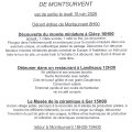 Sortie du Club de l&rsquo;amitié de Montsurvent