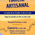 Marché artisanal de la plage et concerts